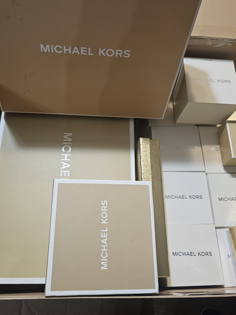 Michael Kors Gold-Tone Gift Box Set - Gold